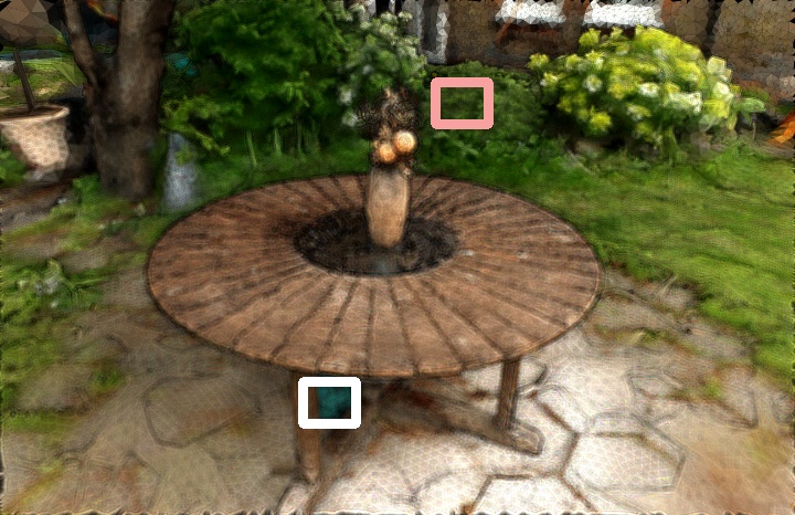 Simulated garden — Mesh AWB, Far Focus